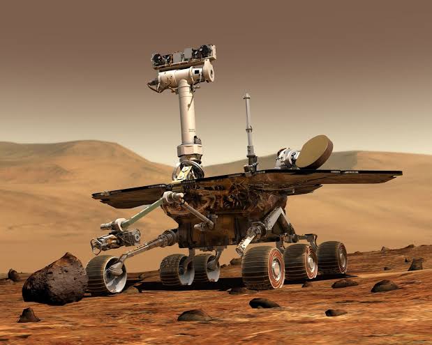 Opportunity was built for a ninety-day mission and a target of six hundred metres, and it ran for fourteen and a half years and forty-five kilometres, until a planet-wide dust storm in 2018 blotted out the sun over Perseverance Valley and its final transmission was