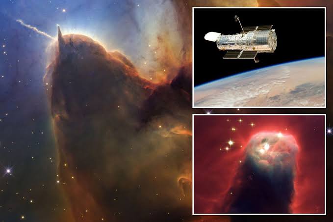 NASA's Hubble Space Telescope marks 36 years in orbit with stunning brand new image of ‘Cosmic Sea Slug’: PHOTOS