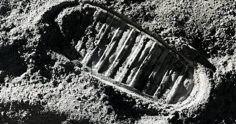 The bootprints left by the Apollo astronauts will still be sitting on the Moon a million years from now, because there is no wind and no rain to wear them away.