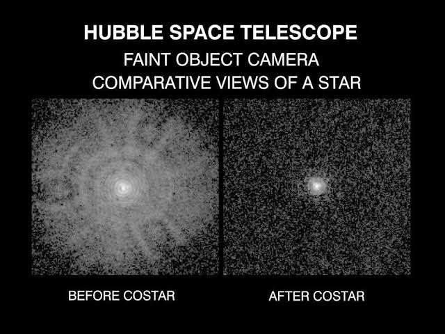 The Hubble Space Telescope reached orbit with a mirror ground to the wrong shape by a fraction of a human hair, and astronauts repaired the billion-dollar mistake by effectively giving it glasses