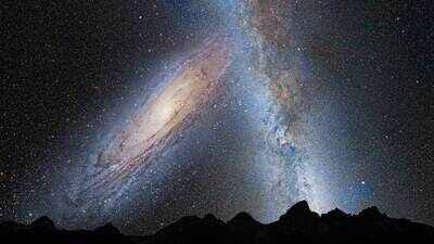 Ancient collision with the Gaia Sausage dwarf galaxy 10 billion years ago may have flipped the Milky Way by more than 90 degrees, astronomers say