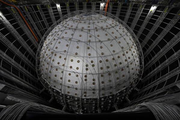 An underground detector in China unveils its first major findings about mysterious ghost particles