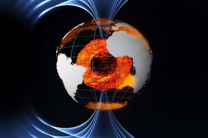 Earth's outer core beneath Pacific reversed direction in 2010, satellite data reveal