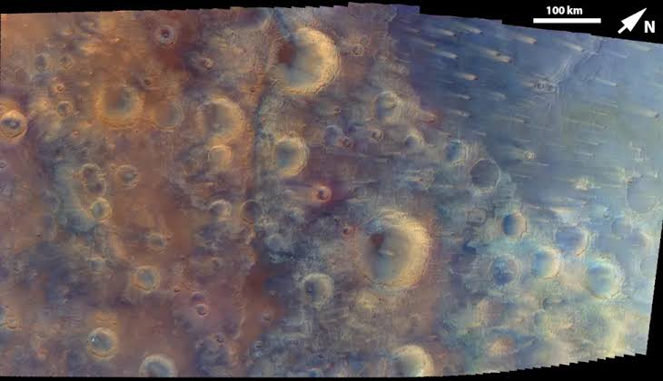 You can see Mars as rarely viewed in new NASA spacecraft photos