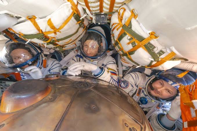 US-Russian space crew lands safely after eight-month stint on the ISS