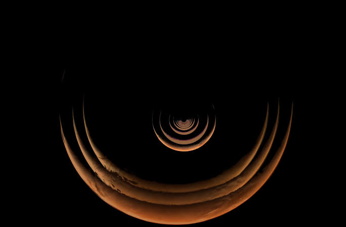 Image: The growing crescent of Mars as NASA's psyche mission approaches