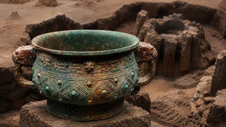 Archaeologists open a 2,300-year-old tomb near the Great Wall of Qin and find a bronze bottle with preserved ancient beer.