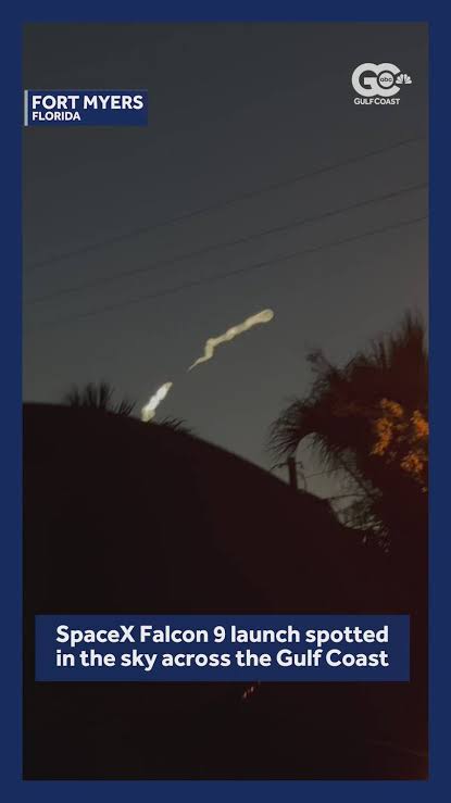 Photos and Videos: SpaceX Falcon 9 rocket launch lights up the Gulf Coast skies Thursday