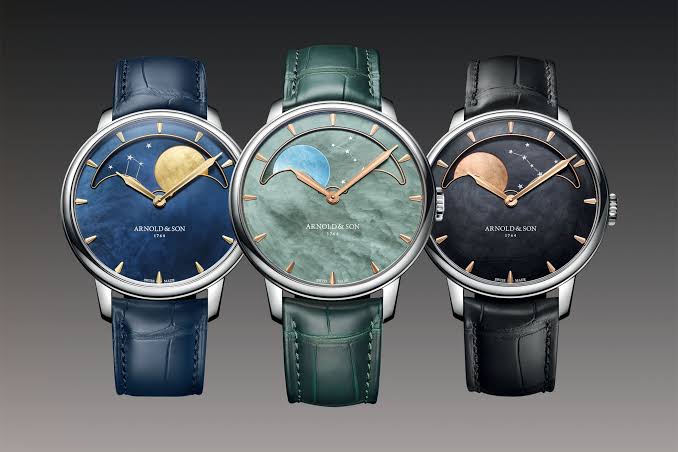 Introducing: The Arnold & Son Perpetual Moon 41.5 Steel "Colours of the Moon" Collection
