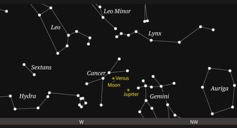 Starwatch: Sliver of moon and bright Venus create delightful twilight conjunction