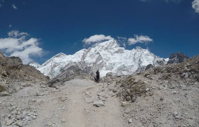The rocks at the very summit of Mount Everest are limestone formed on an ancient ocean floor, and fossils of trilobites, sea lilies, and tiny crustaceans have been found in samples collected just six metres below the top of the highest point on Earth