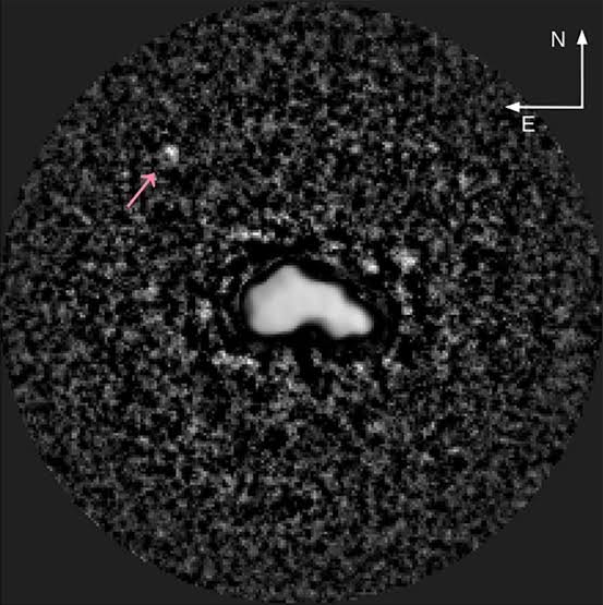Strange three-lobed asteroid seems to have its own tiny moon