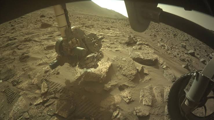 Perseverance Finds Organic Carbon Preserved Just Beneath the Martian Surface