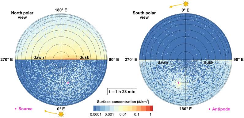Mercury's water ice may have been deposited by a larger, slower impactor than previously thought—in only one day