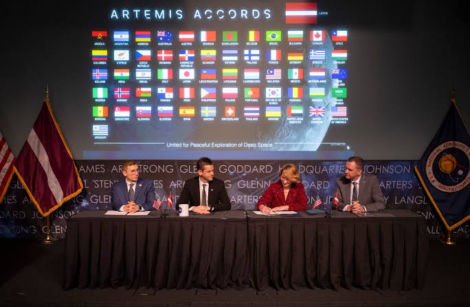 NASA Welcomes Latvia as Newest Artemis Accords Signatory