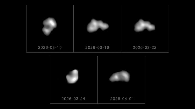 The 1st 'three-headed' asteroid photo of the day for Aug. 3, 2026