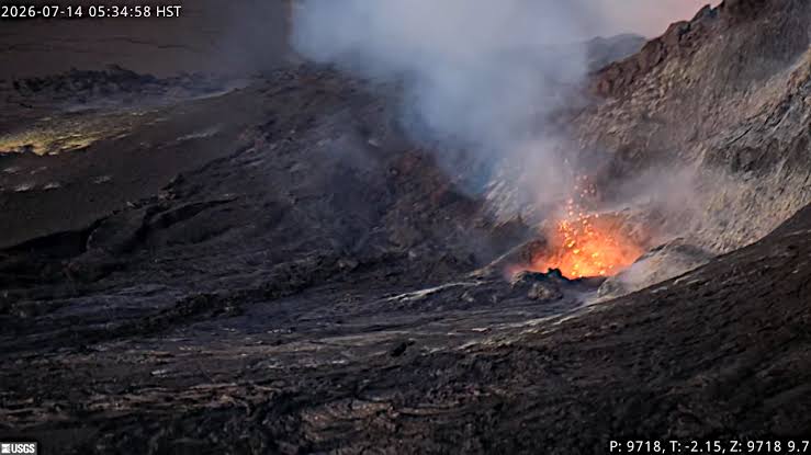 Kīlauea Volcano Update for Tuesday, July 14