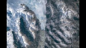 Astronauts watch from space as ice splinters from a glacier | Space photo of the day for June 11, 2026
