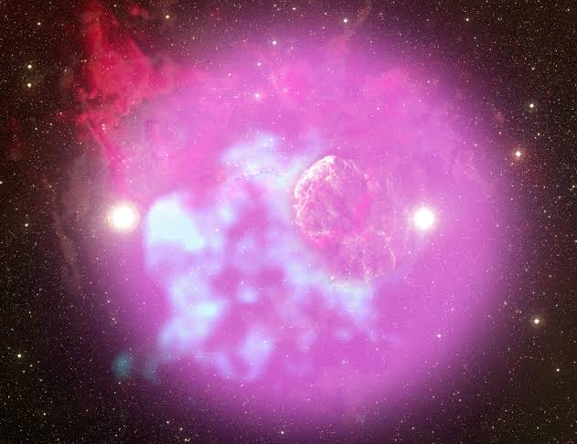 Jellyfish nebula may be the scene of two stars going supernova
