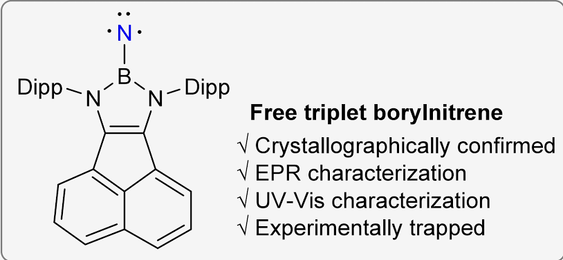 Chemists capture structure of the elusive borylnitrene trapped in a crystal using X-ray
