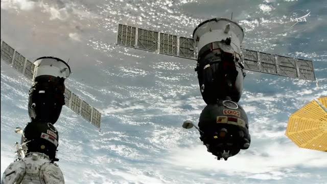 NASA astronaut, 2 cosmonauts return to Earth after eight-month stay International Space Station