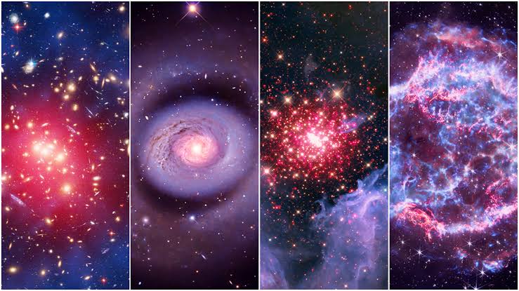 Stunning new NASA space telescope images reveal the universe in red, white and blue for America 250