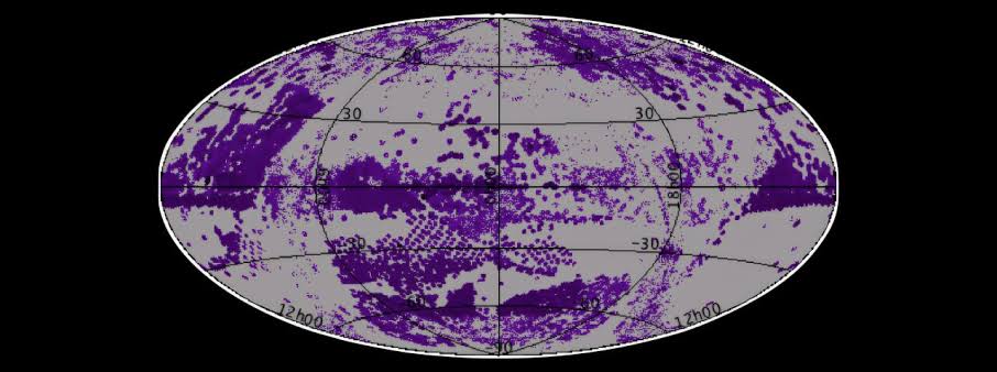 Mapping monsters: Data release unveils all-sky views of supermassive black holes