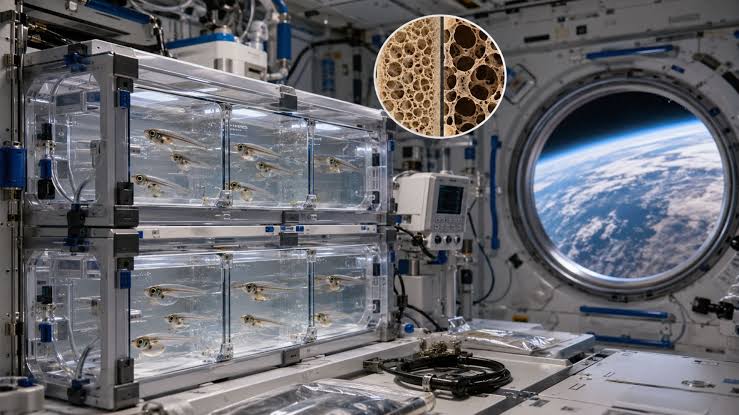 China has transformed its space station into a biology laboratory and is using fish embryos to understand bone loss in space. The results could benefit not only astronauts but also medicine on Earth.