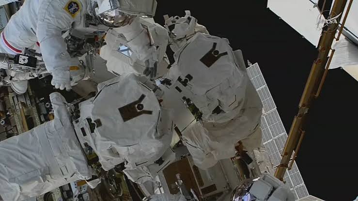 NASA astronauts repair robotic arm in 7-hour spacewalk