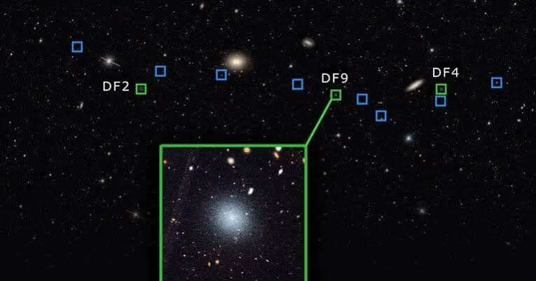 Yale Astronomers Map Row Of Galaxies Lacking Dark Matter