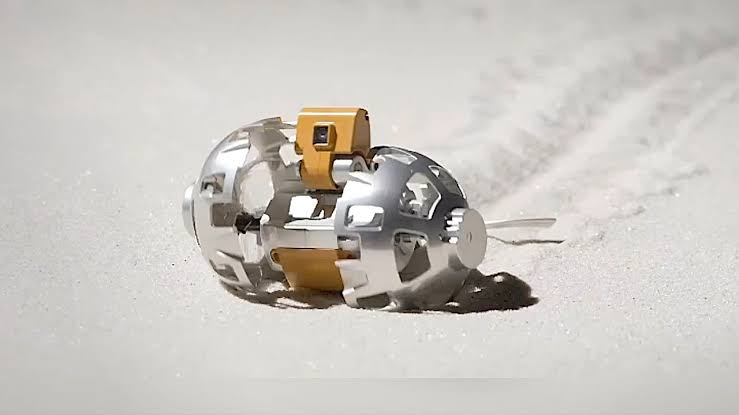 Baseball-sized robot explores Moon's surface and sends images back to Earth