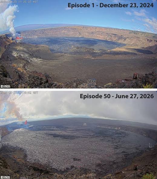 Volcano Watch: Hawai‘i Five-O! Fifty fountaining episodes at Kīlauea summit