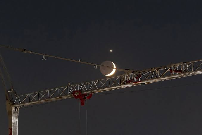In pictures – last night's Venus and crescent Moon meeting stuns in images captured around the world