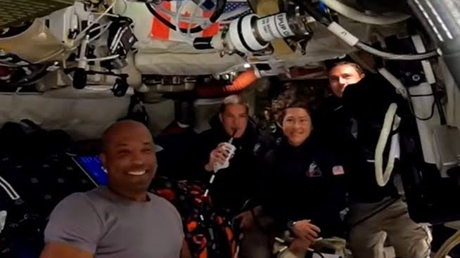 Artemis II crew hears from NASA Apollo astronaut on Easter