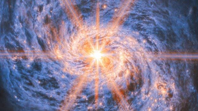 JWST Reveals a Hidden Structure in The Heart of The Squid Galaxy