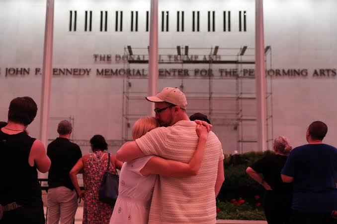 Trump's Name Removed From Kennedy Center Building