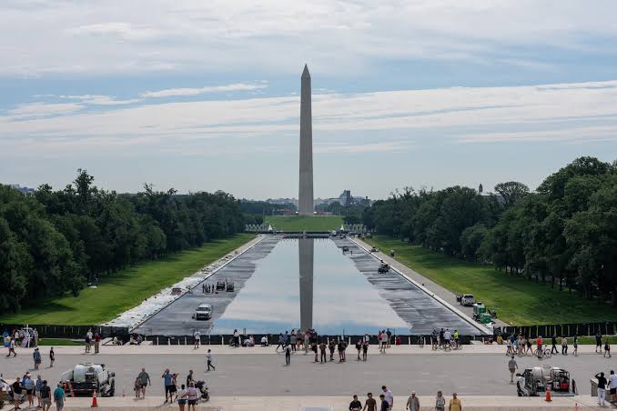 Trump says Reflecting Pool shows his plan for D.C., disturbing critics
