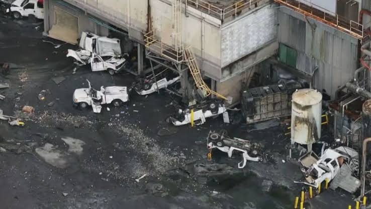 Contaminated water from implosion being flushed through Longview's ditch system