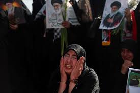 Crowds fill Tehran streets to mourn Khamenei