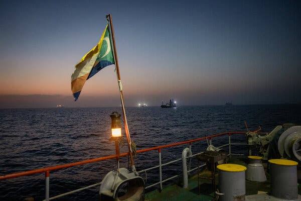 Iran Strikes Ship in Strait of Hormuz, Undermining Efforts to Restore Traffic