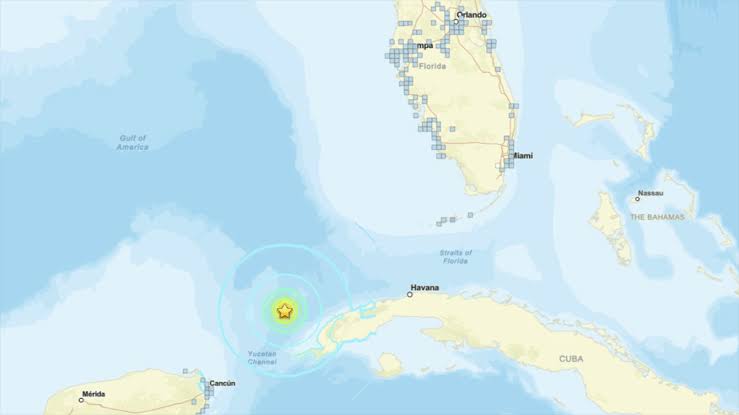 Strong earthquake off northwest Cuba felt in South Florida
