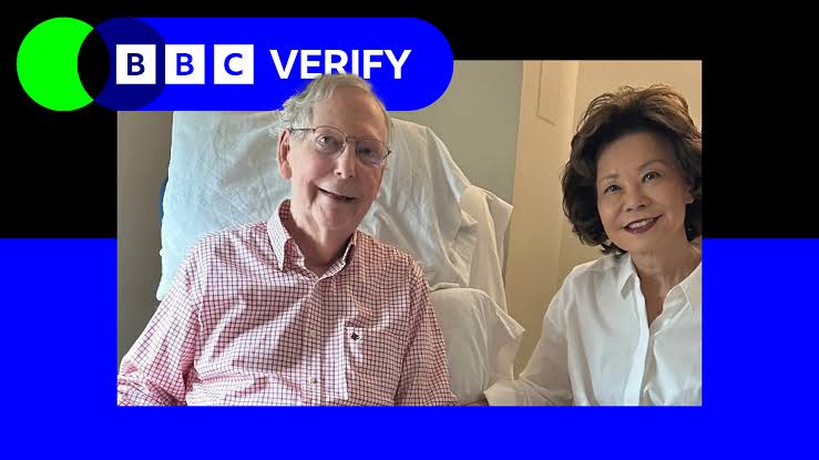 There's no evidence this Mitch McConnell rehab photo is AI