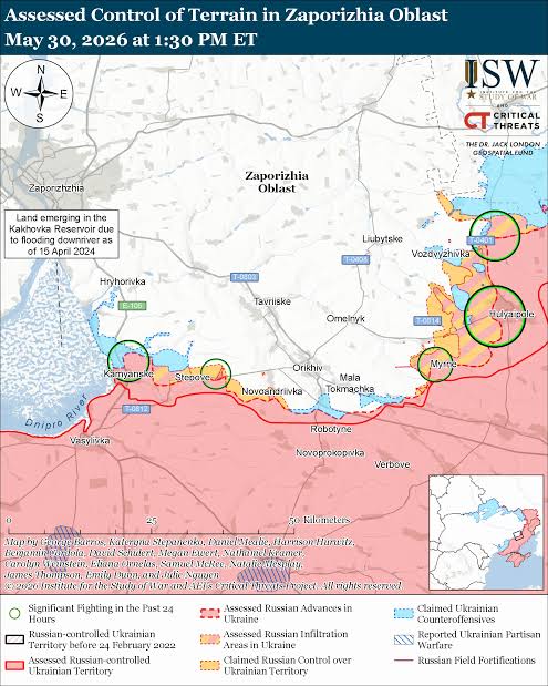 Russian Offensive Campaign Assessment, May 30, 2026