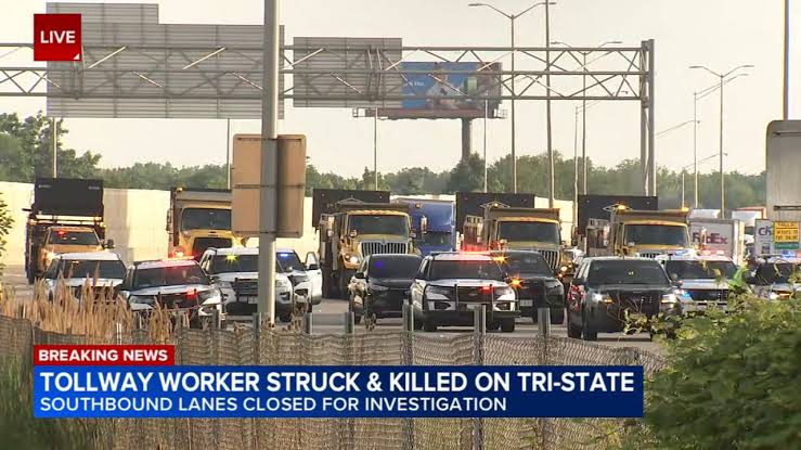 I 294 crash today: Illinois Tollway worker killed at Devon Ave. in Des Plaines, IL ID'd as Calvin Holley, of Chicago; 2 more hurt