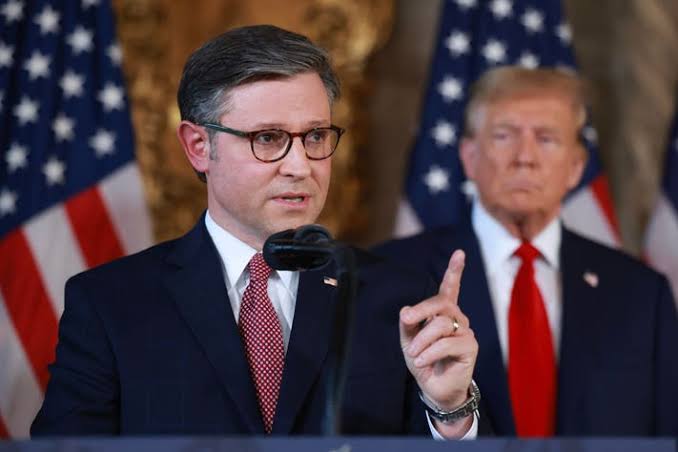 Mike Johnson Says He Convinced Trump To Remove Jesus Post