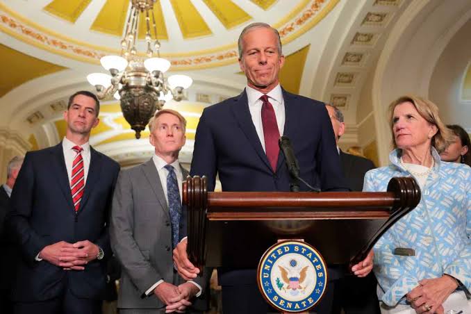 Senate Republicans start debate on ICE funding package