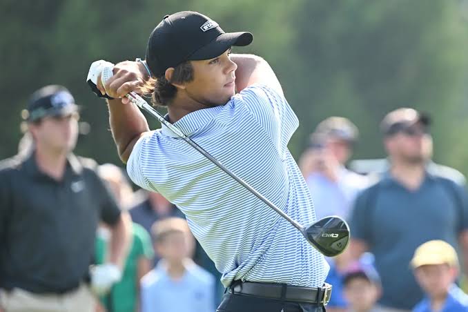 Charlie Woods fails in U.S. Junior Amateur playoff after camera click interrupts backswing