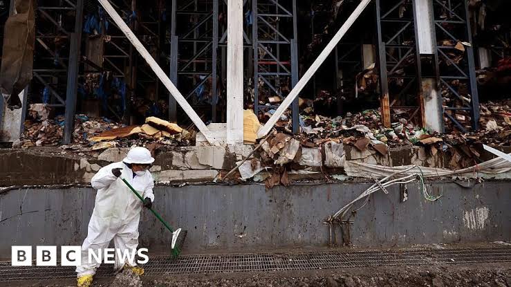 Tonnes of rotting food create unbearable stench in LA neighbourhood