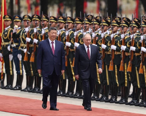 Xi Jinping and Vladimir Putin meet in Beijing days after Trump visit