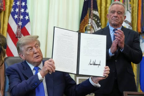 Trump signs order attempting to override CDC vaccine schedule and break up MMR shots